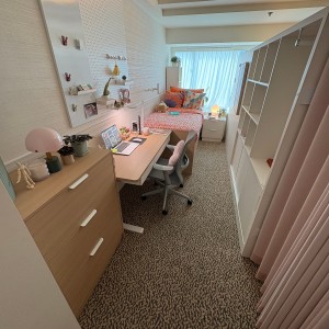沙田丽豪酒店超大32平双人间，城景电梯洋房舒适型酒店，步行6分即达沙田围站，恒生大学小巴16分，中文大学通勤20分，城大浸会通勤23分