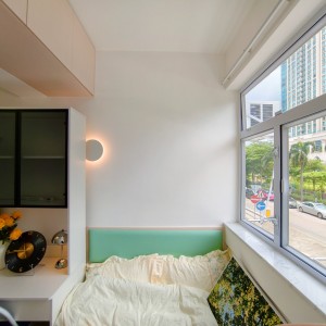 佐敦文蔚楼-flat1 StudioE-三铁上盖户型精巧，户型方正实用-理工/港大/城大/都会/浸会 15-30min通勤