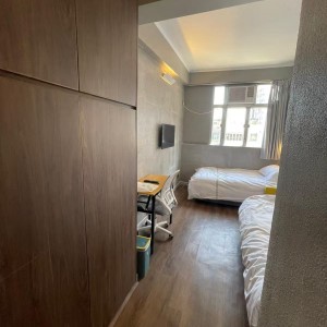 深水埗南昌街太子公馆超大空间1号房，酒店式格局独卫单间，南昌站深水埗站步行10分，城大浸会乘巴士16分