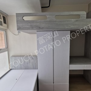 沙田火炭穗禾苑H座高层3号/4号双人间上下铺，可整租，中文大学地铁1站直达，恒生大学巴士18分钟，自带商场静中有旺