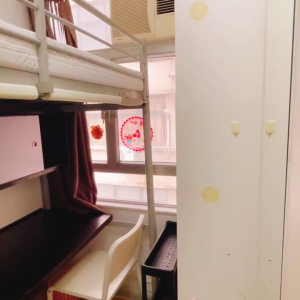 中西区皇后大道西惠苑学生公寓小型单人间，港大认可宿舍，西营盘地铁站步行1分，港大步行13分，电梯洋楼带保安