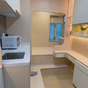 北角马宝道2e室A房studio-港大25分通勤，港铁北角站步行1分，周边超多巴士站