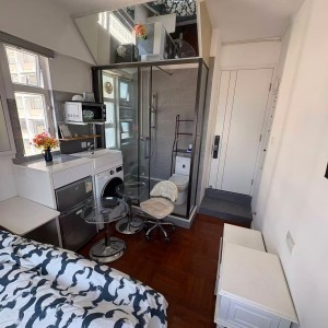 铜锣湾百徳新街珠城大厦2号studio，独卫单间海景房，铜锣湾站步行2分钟，港大地铁直达14分钟