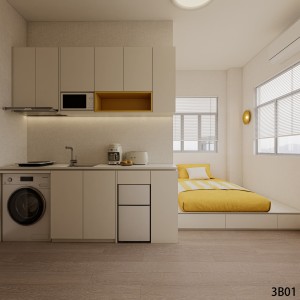 西营盘升楷大厦独卫studio3B01号房，港大步行600米即达，西半山尊贵生活圈生活品质极高