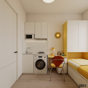 西营盘升楷大厦独卫studio3B03号房，港大步行600米即达，西半山尊贵生活圈生活品质极高
