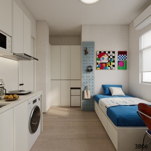 西营盘升楷大厦独卫studio3B06号房，港大步行600米即达，西半山尊贵生活圈生活品质极高