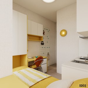 西营盘升楷大厦独卫studio 5D01/03/05/06号房，港大步行600米即达，西半山尊贵生活圈生活品质极高