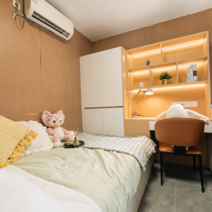 西半山The UNIcon維港臻寓studio尊贵大床双窗A/E房，独卫独厨洗衣机电梯洋房，港大旁最强学生宿舍会所