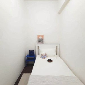 旺角白布街艺兴大厦单人间，仅剩一间，四室套间限女生，旺角双站步行5分，都会纯步行10分，理工通勤12分，电梯洋楼空间大
