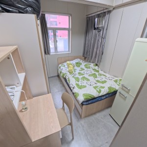 尖沙咀昆辉大厦学生公寓C室studio，理工步行800米，步行2分进尖沙咀站，公寓带健身房大阳台，学习生活两相宜