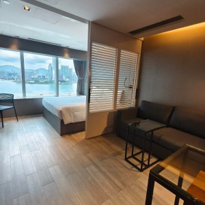 中西区壹堂酒店式服务公寓一室一厅，上环站步行3分，中环站步行8分，大窗绝美海景/城景房，超大空间尊贵享受