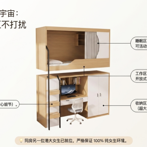 港岛西环安乐大楼04房舒适双床间，仅限女生可短租，只剩一个床位！电梯洋楼配专业保安，港大步行8分穿地铁免爬楼，四室双卫套间超舒适