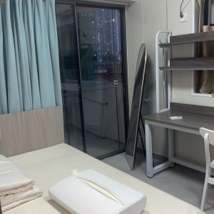 九龙衙前塱道studio大房，空间大独立卫浴有共享阳台，宋皇台站步行2分，城大浸会20分钟内，家具家电齐全