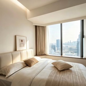 尖沙咀天文台酒店式公寓独卫海景单人间，理工步行600米即达，带共享自习室和厨房，享星级好房
