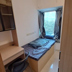 粉岭碧湖花园女生宿舍单人间B房，套房有双卫1浴1厨，粉岭碧湖商场生活圈，500米内商场餐饮遍布
