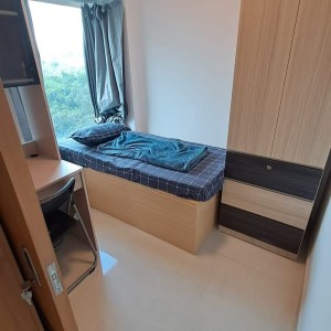 粉岭碧湖花园女生宿舍单人间C房，套房有双卫1浴1厨，粉岭碧湖商场生活圈，500米内商场餐饮遍布