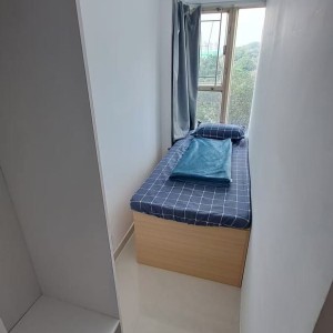 粉岭碧湖花园女生宿舍单人间E房，套房有双卫1浴1厨，粉岭碧湖商场生活圈，500米内商场餐饮遍布