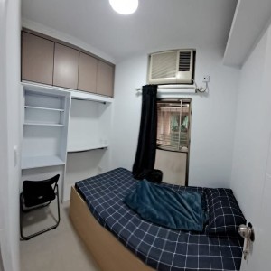 粉岭碧湖花园女生宿舍单人间F房，套房有双卫1浴1厨，粉岭碧湖商场生活圈，500米内商场餐饮遍布