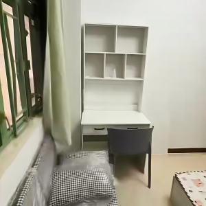 柯士甸大厦F室A房studio -理工只要步行400米！近佐敦站步行可达，都会20分钟可到。有窗带家电独卫套间空间大