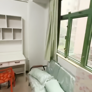 柯士甸大厦F室C房studio -理工只要步行400米！近佐敦站步行可达，都会20分钟可到。有窗带家电空间大