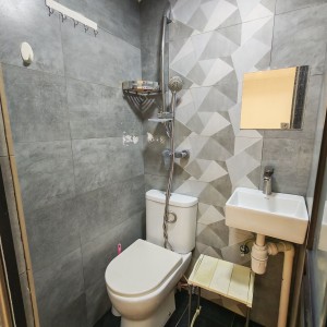 佐敦文英楼中座13室E房studio，文八楼住宅区居住舒适，理工一站即达，简约装修有独卫厨房