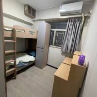 佐敦宝来大厦A1房双人间-理工步行10分，佐敦地铁站仅80米，家电齐全，可整租