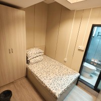 旺角道28号独卫studioM房，拎包入住，旺角站步行3分，旺角东步行4分，九龙4校15分钟通勤