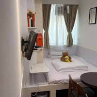 港岛中环机利文街studio5号房，整层独卫单间带管家式服务，步行1分进中环站，港大通勤3站，演艺学院通勤1站，提供全套床品日用品拎包入住