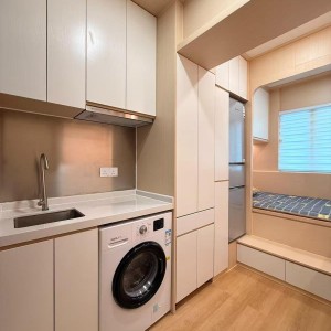 旺角新填地街223号C房独卫studio，日式木质装修超多柜子收纳，家具家电齐全，旺角站步行3分的黄金地段